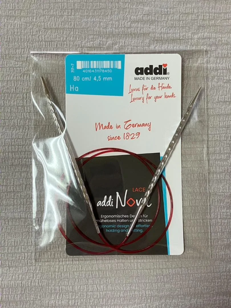 【新品未使用】addi Novelアディ ノベル 輪針 80cm / 4.5mm