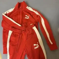 PUMA ジャージ セットアップ レッド