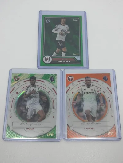 Topps Fulham シリアルカード 3枚セット まとめ売り /10 /25