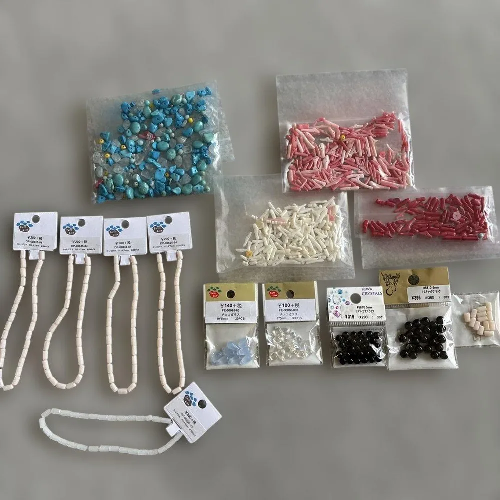 ハンドメイド素材 まとめ売り ビーズ パーツ ガラス サンゴ 珊瑚 ターコイズ