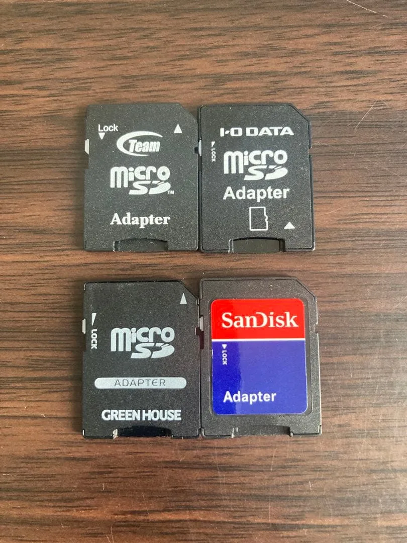 SDカード変換アダプター メモリーカード micro SDHC