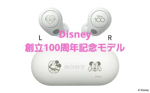 Disney 創立100周年記念モデル ワイヤレス ノイズキャンセリングイヤホン