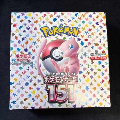 【新品未開封】 ポケモンカード151 BOX シュリンク無 ペリペリ有 ※箱凹み