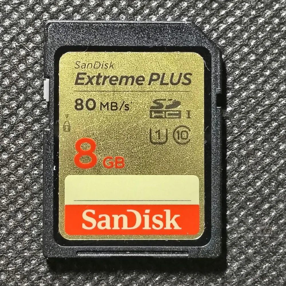 SanDisk Extreme PLUS SDHCカード 8GB 80MB/s