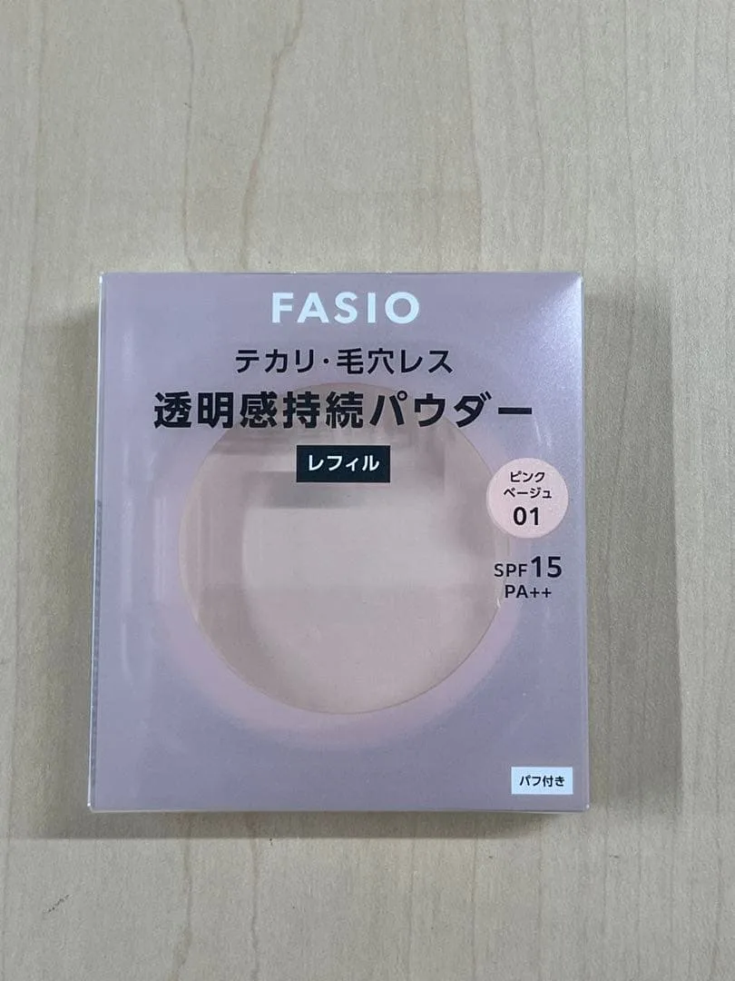 ファシオ エアリーステイ パウダー 01 ピンクベージュ <レフィル>