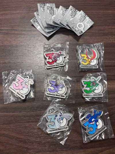 ポケモン メタルチャーム 30周年 7種セット