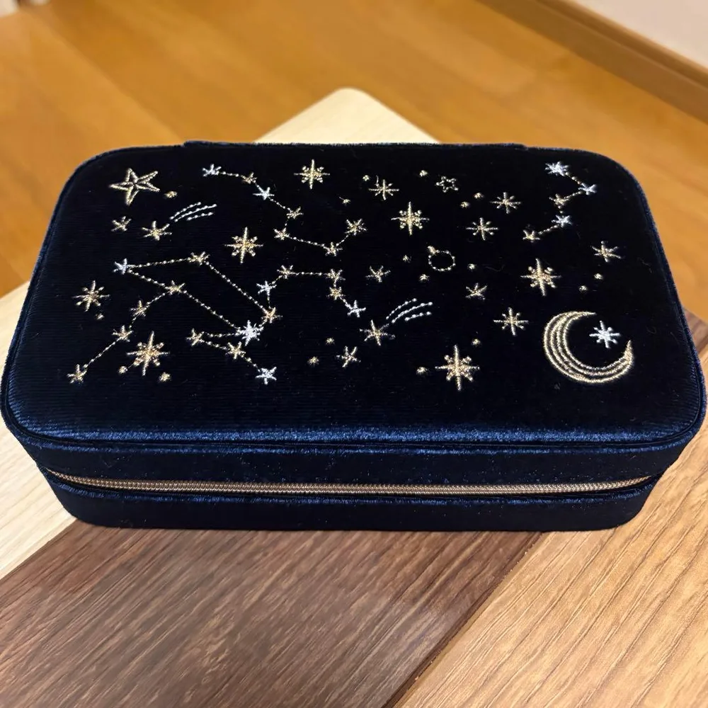 新品Afternoon Tea 星座シリーズ ジュエリーケース ネイビーLサイズ