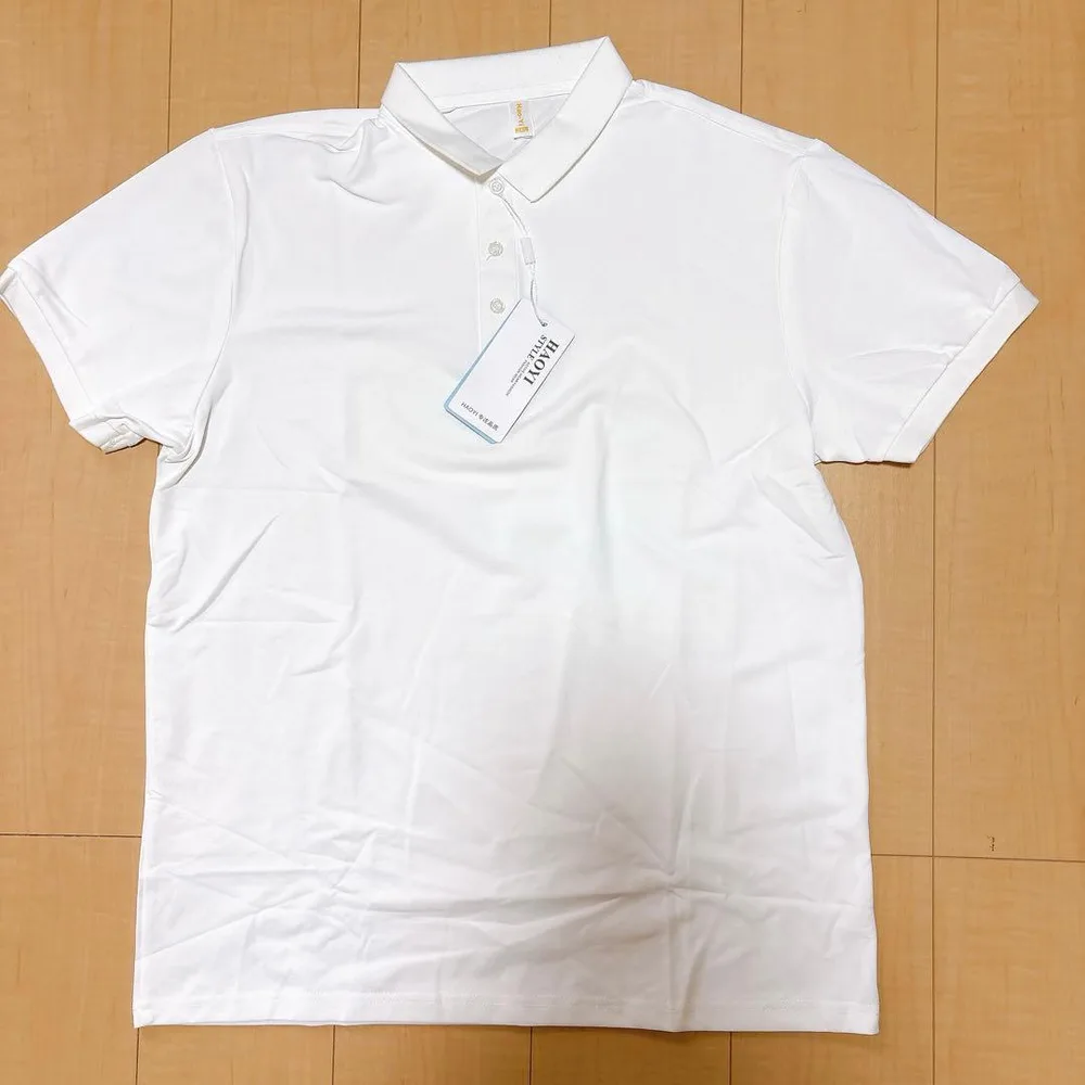 【新品・未使用】ホワイト ポロシャツ 3XL 大きめ