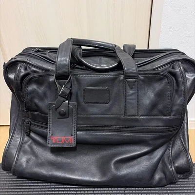 美品✅トゥミTUMI レザー ビジネスバッグ ブリーフケース ブラック