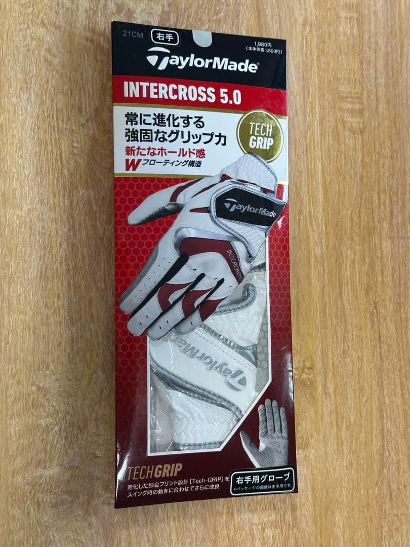 TaylorMade INTERCROSS 5.0 右手用グローブ 21cm
