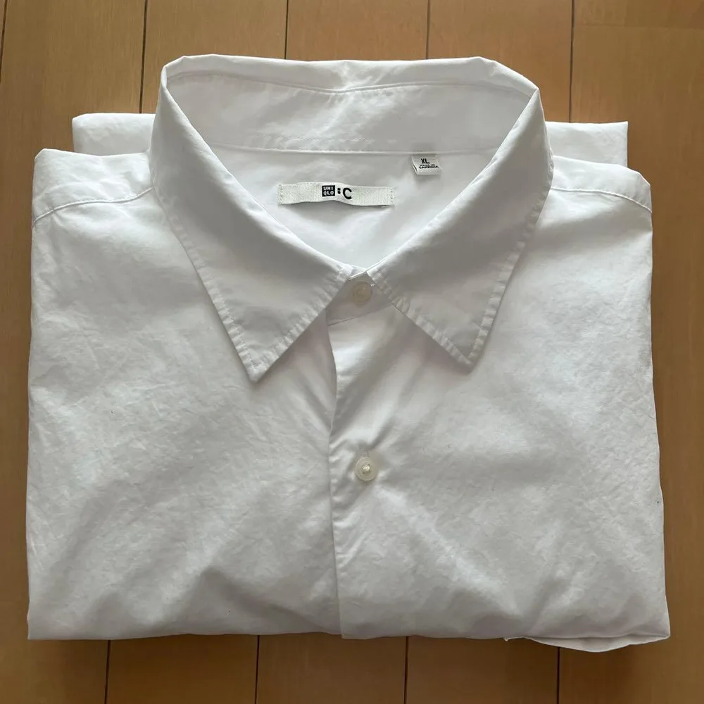 ユニクロ ブロードオーバーサイズシャツXL(UNIQLO :C)