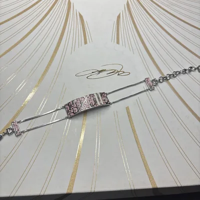 Christian Dior トロッター ブレスレット ピンク