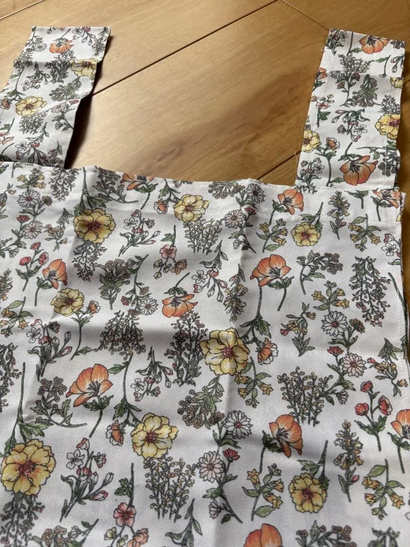 ハンドメイド エコバッグ 花柄