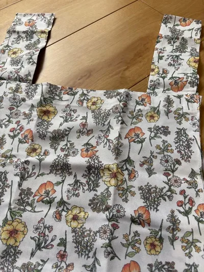 ハンドメイド エコバッグ 花柄