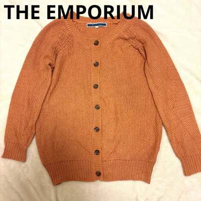 THE EMPORIUM カーディガン ブラウン M ニット