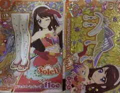 アイカツアンコール サンセットスターウェイ シューズ カチューシャ 紫吹蘭