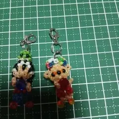 ビーズチャーム2点