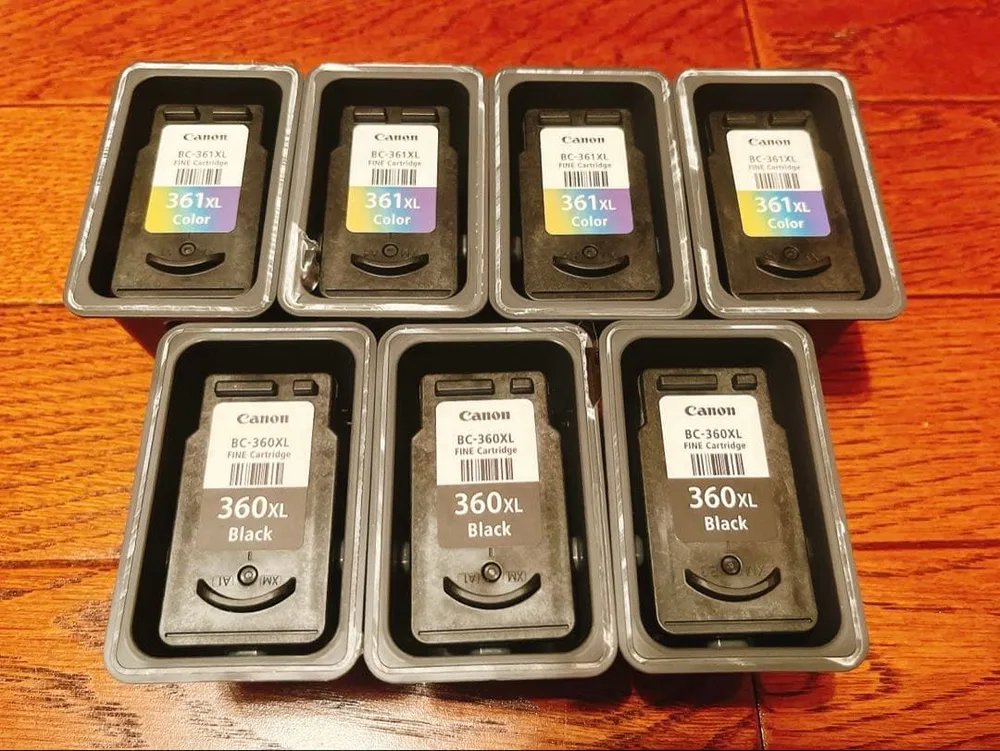 使用済み Canon BC-361XL BC-360-XL