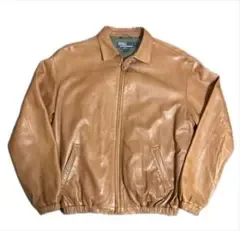 90s Ralph Lauren レザージャケット スウィングトップ ポニーなし