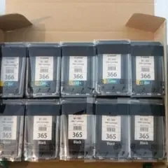 【使用済】Canon BC-365 BC-366 インクカートリッジ 10個