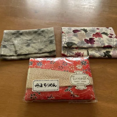 ていつしゅぽち 丹後ちりめん 和柄 ポケットティッシュケース 3点