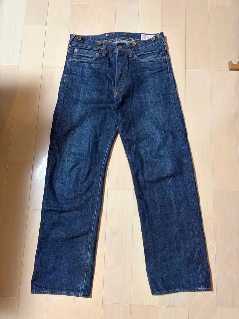 エヴィスジーンズ 大黒ペイント(黒)32インチ LOT2111