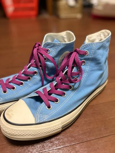 Converse ハイカットスニーカー ライトブルー