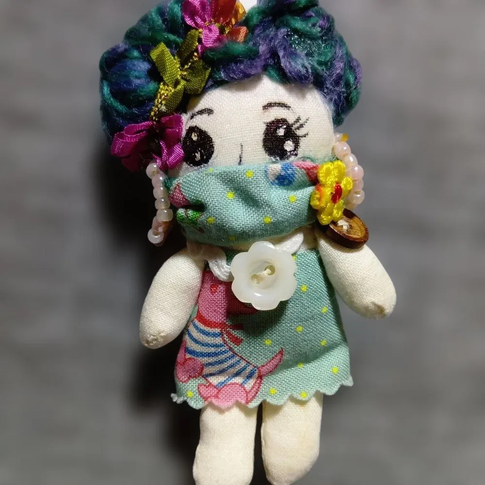 ハンドメイド マスク ドールチャーム