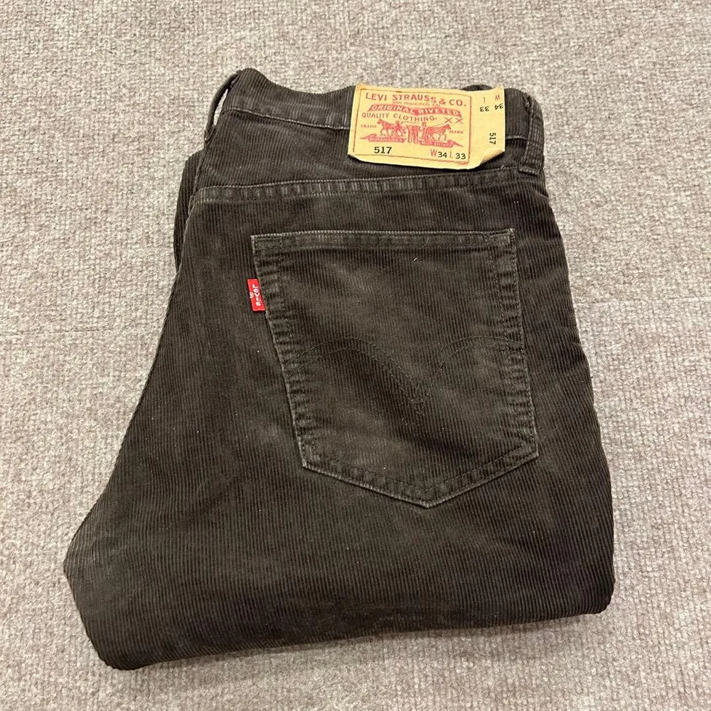 【SB464】 Levi's 517 コーデュロイストレートパンツ 34インチ