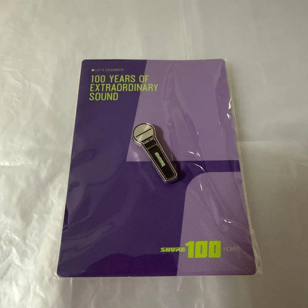 SHURE 100years ピンバッジ ピンズ