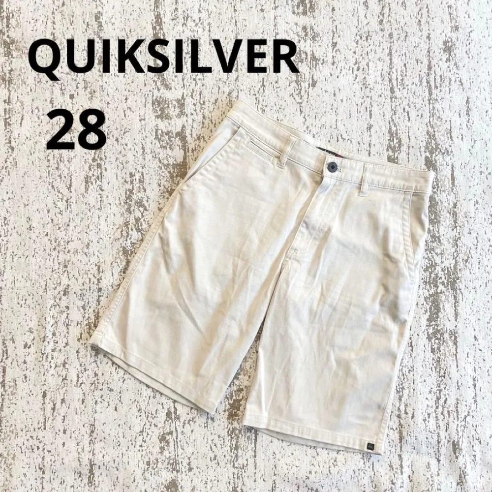 Quicksilver Shorts 28 Light Greige Chinos Casual