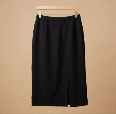 美品✨ レナウン 大きいサイズ ロングタイトスカート XL 黒 オフィス