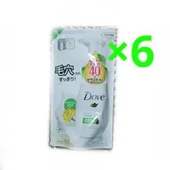 ダヴ ディープピュア クリーミー泡洗顔料 詰め替え140ml × 6