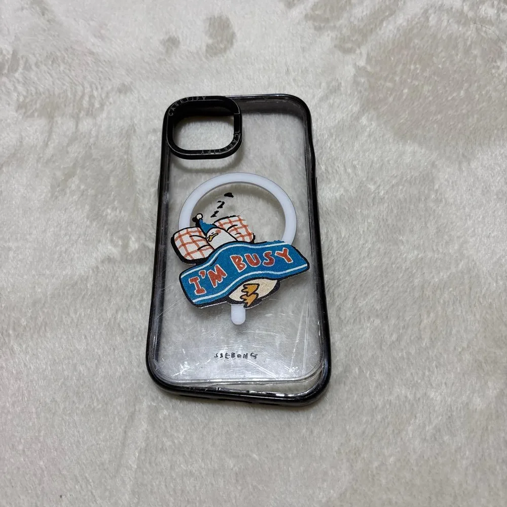 CASETiFY iPhone15用ケース I'M BUSY ジャンク品