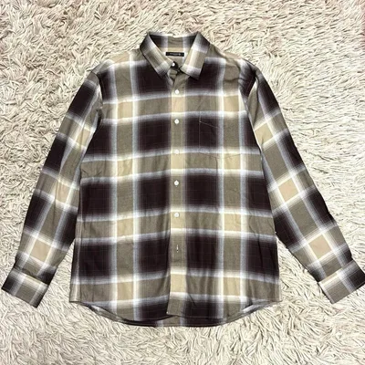 【極美品】Mackintosh London オンブレチェックシャツ ブラウン
