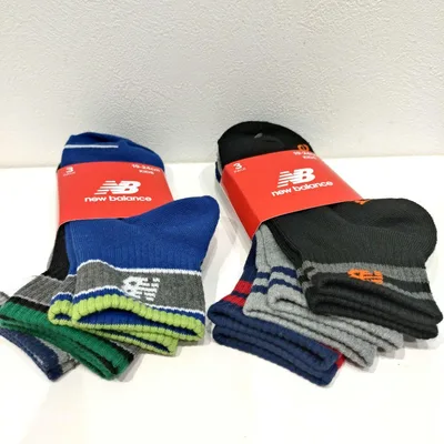 New Balance キッズ靴下 3足×2(6足セット)19-24cm