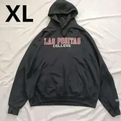 チャンピオン カレッジスウェットパーカー XL 黒 ビッグシルエット