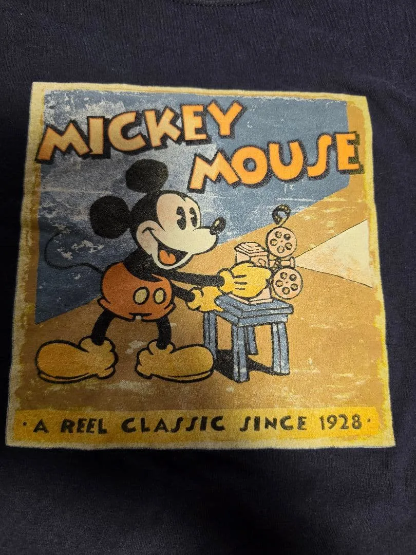 Disney Store ミッキーマウス Tシャツ ネイビー
