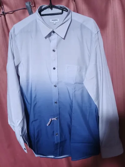 renomaレノマ HOMME グラデーション 長袖シャツ L