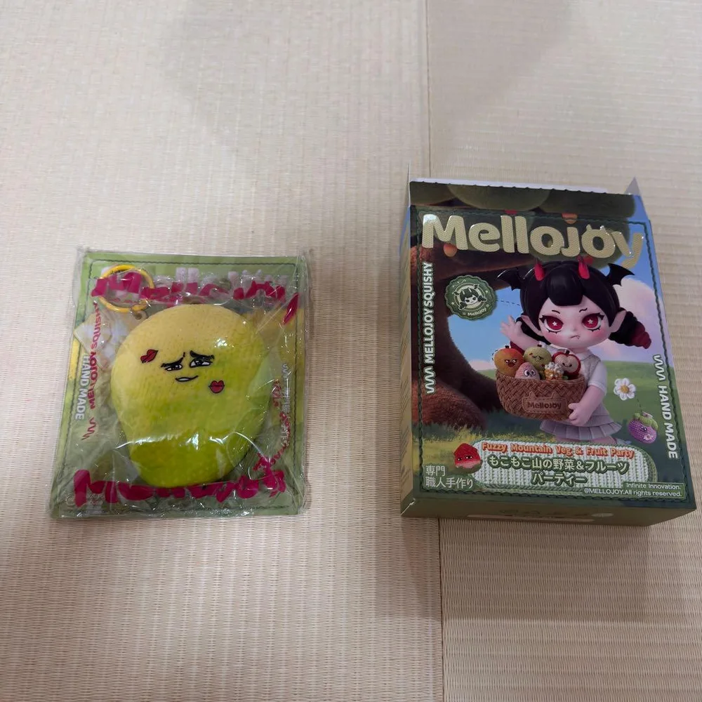 Mellojoy もこもこ山の野菜&フルーツ キーホルダー