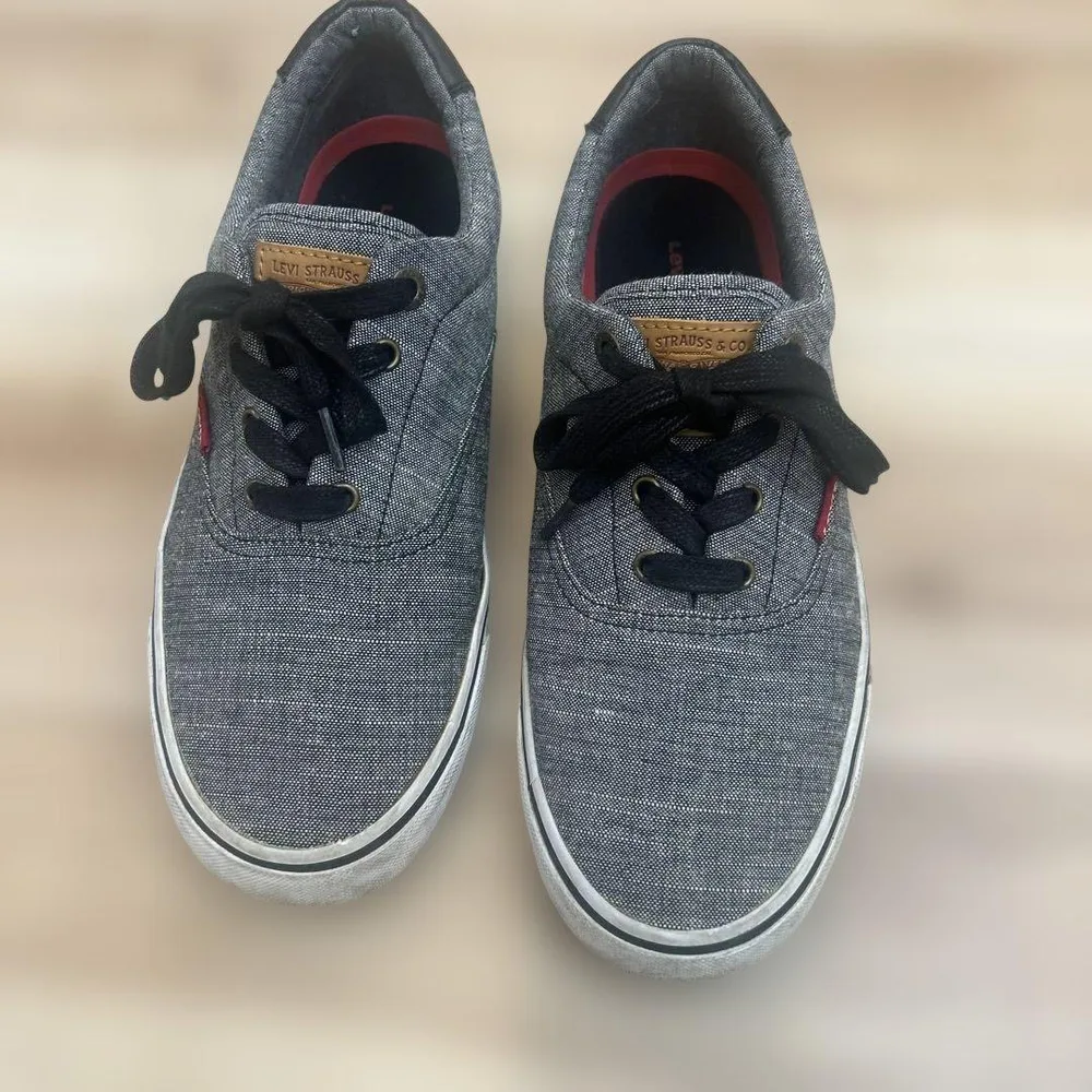 【美品】Levi's リーバイス スニーカー グレー メンズ