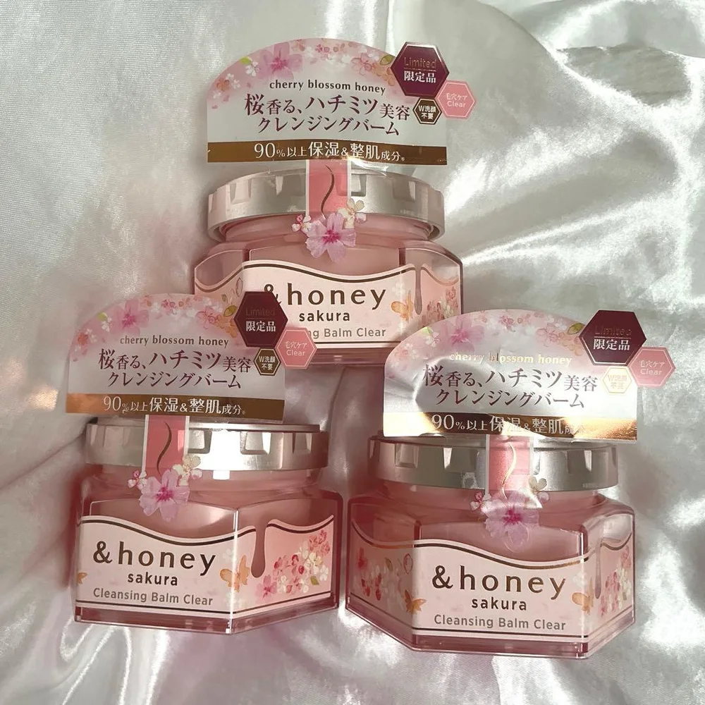 【新品未使用】&honey サクラ クレンジングバーム クリア 3個90g
