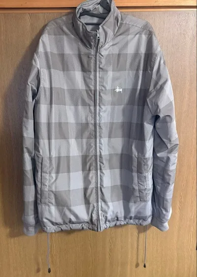 STUSSY stussy 中綿ジャケット ジップアップ ブルゾン リバーシブル
