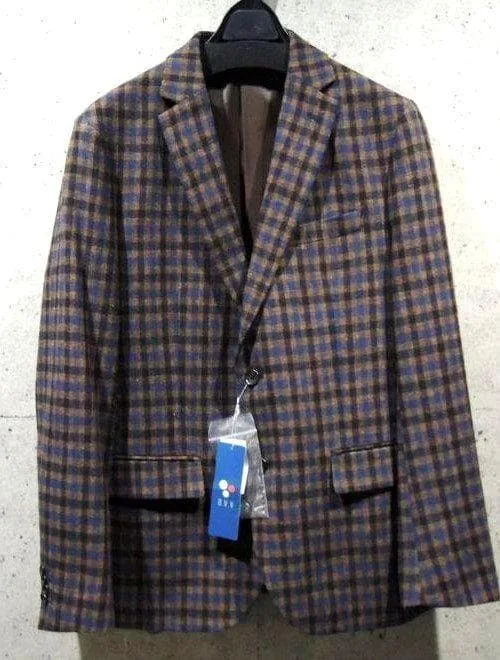 【新品/送料込】★a.v.v MEN ホームスパンテーラードジャケット★
