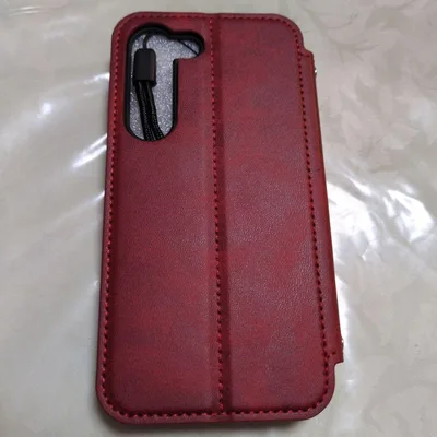 Galaxy S23 FE ケース 手帳型 レッド