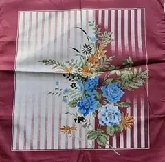 【新品未使用】座布団カバー 3枚セット 銘仙判 55×59cm 綿100% 花柄