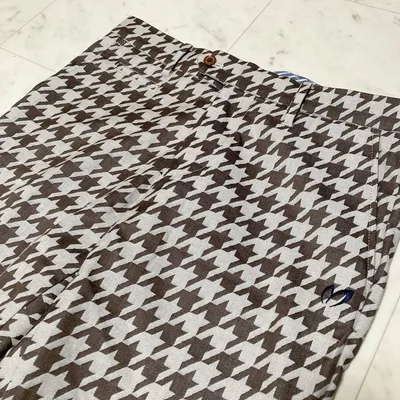 美品 マスターバニーエディション パンツ 千鳥格子柄 刺繍 4