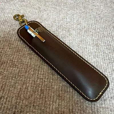 ペンケース ペンホルダー 筆箱 革 レザー ハンドメイド
