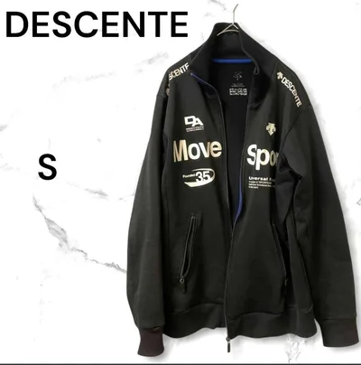 【わけあり】 デサント DESCENTE ジャージ ブラック S パーカー