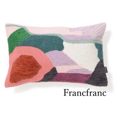 Francfranc クッションカバー EMBドローイング マルチ 25×40